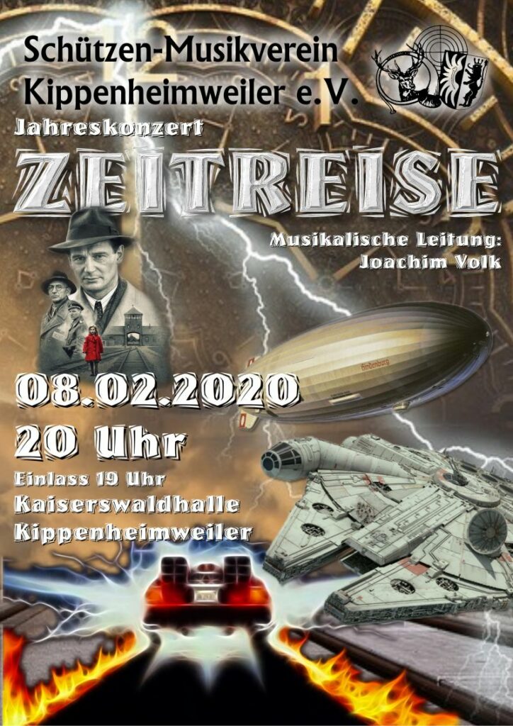 Jahreskonzert 2020, Motto: Zeitreise